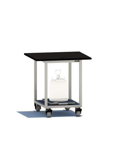 Basic HPLC Cart LC Carts OMNI Lab Solutions 36" wide Standard Height