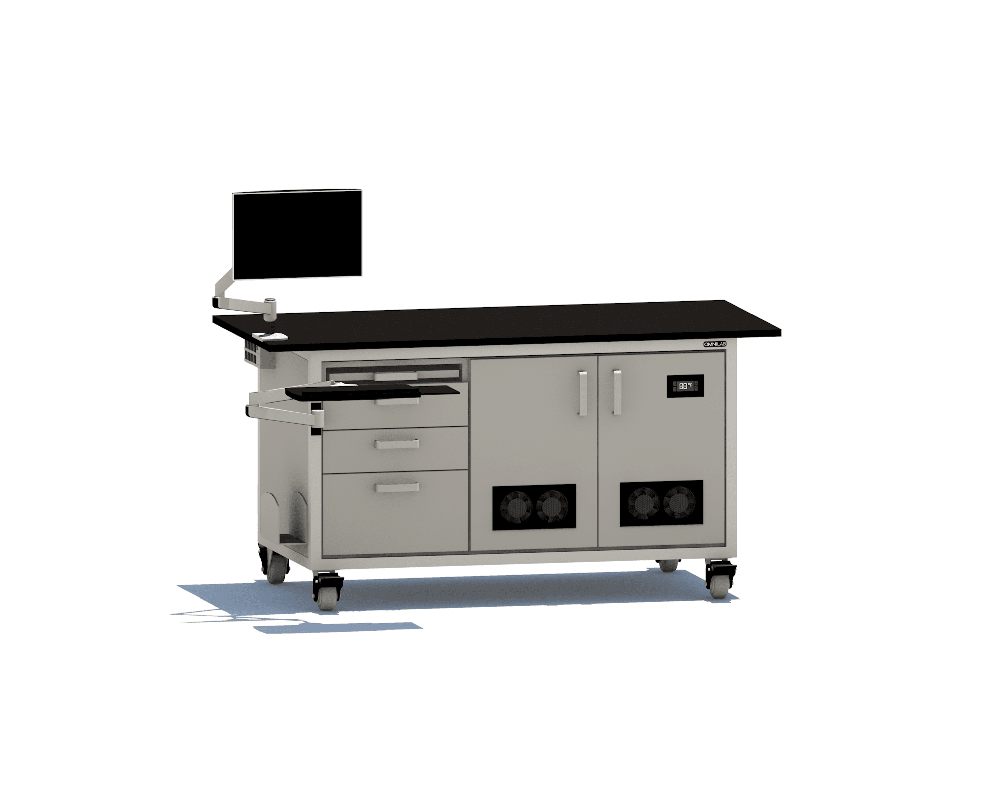 Complete GCMS Bench GC-MS Benches OMNI Lab Solutions