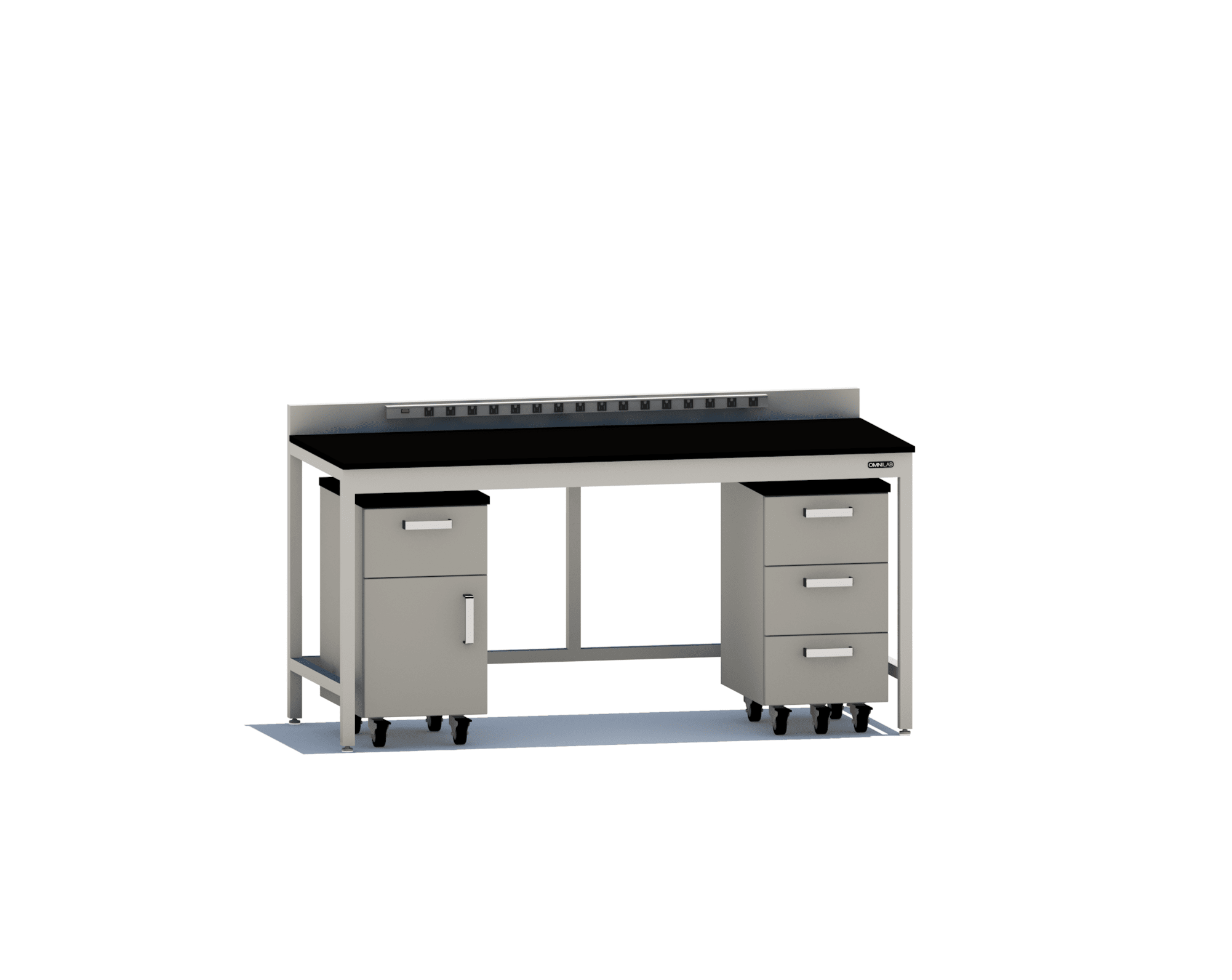 Complete Lab Table 2 Lab Tables OMNI Lab Solutions 72" wide Fixed