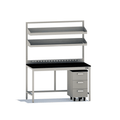 Complete Lab Table 3 Lab Tables omnilabsolutions 60" wide Fixed