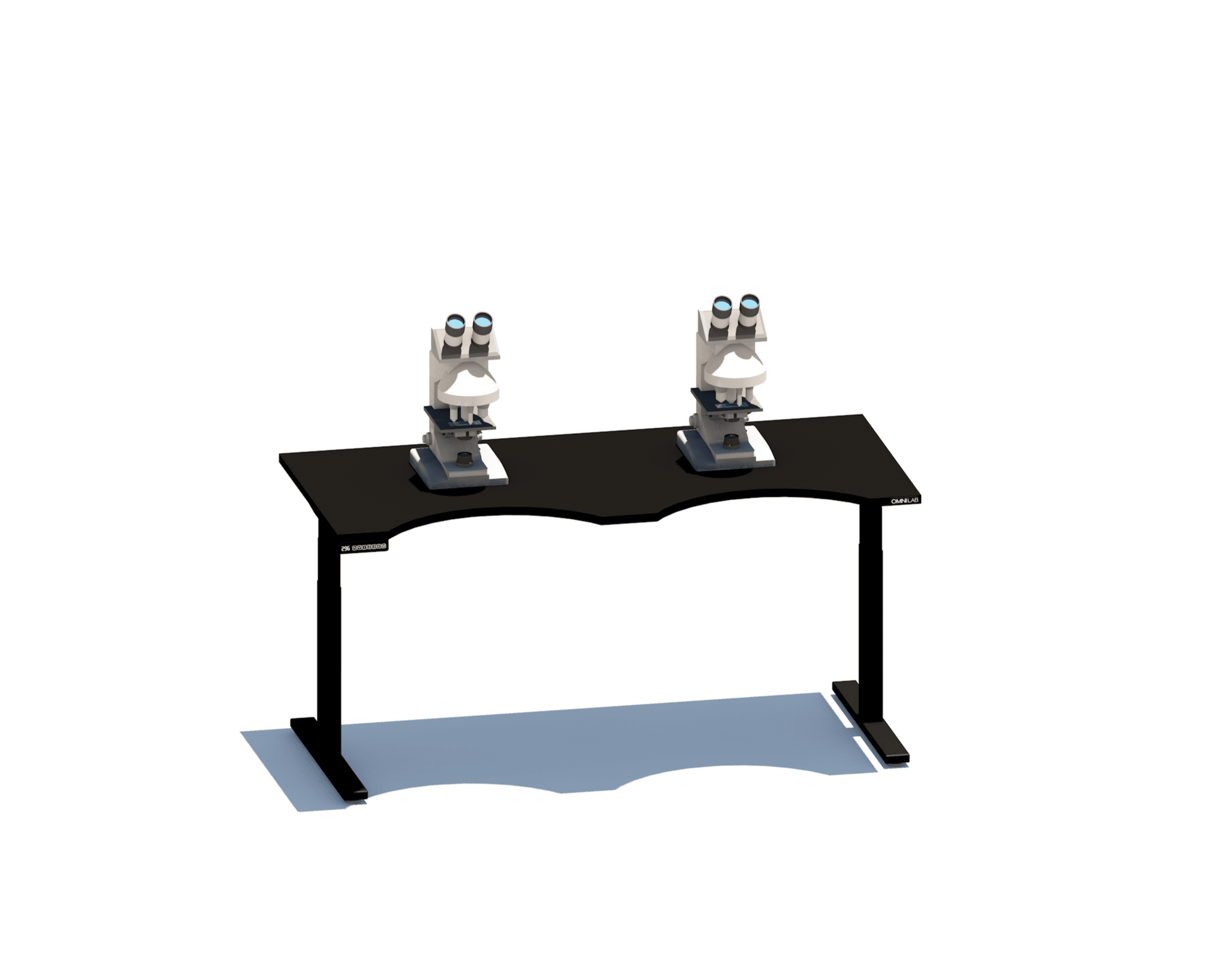Dual Microscope Station - series one Microscope Stations OMNI Lab Solutions 66" wide Fixed