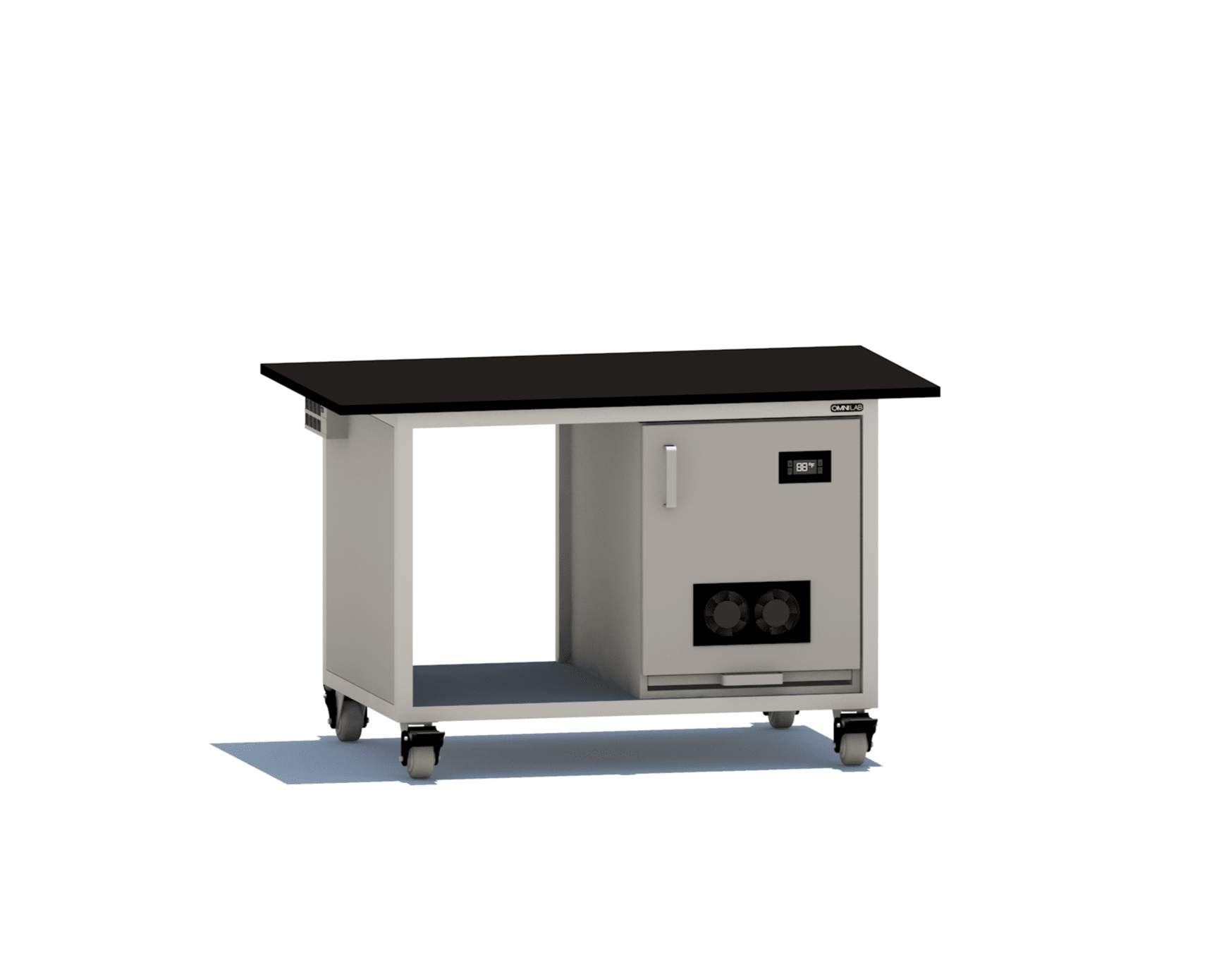 Essential MS Bench - compact Mass Spec Benches OMNI Lab Solutions 60" wide Single Pump Enclosure
