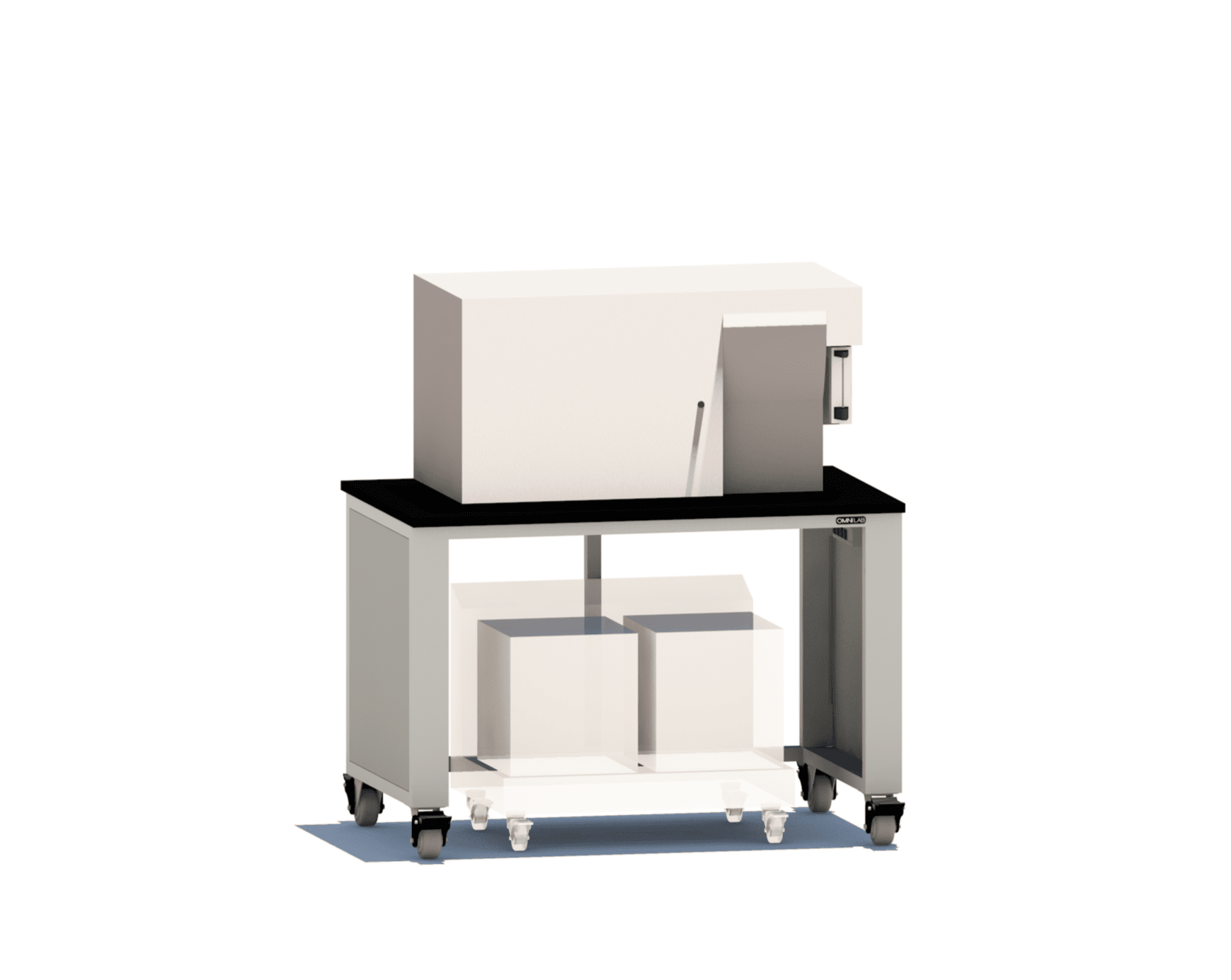 Flow Cytometry Bench - series three Flow Cytometry Benches OMNI Lab Solutions 66" wide 