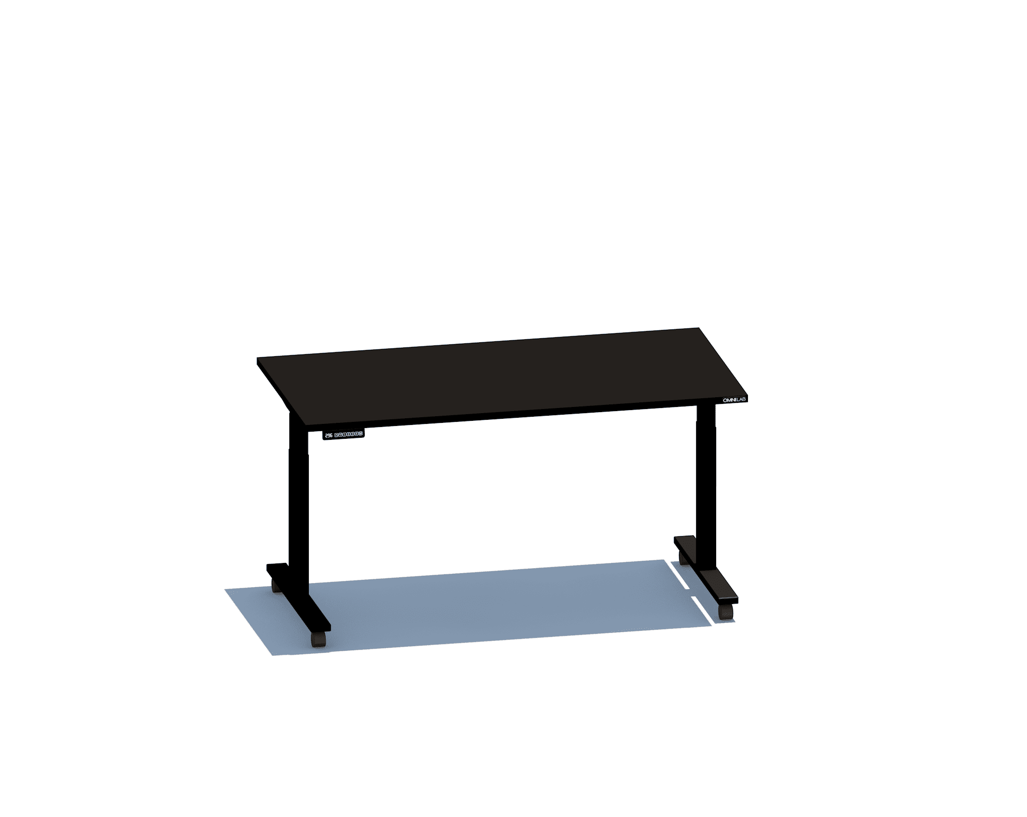 Height Adjustable Lab Desk - mobile Laboratory Desk OMNI Lab Solutions 60" wide Mobile