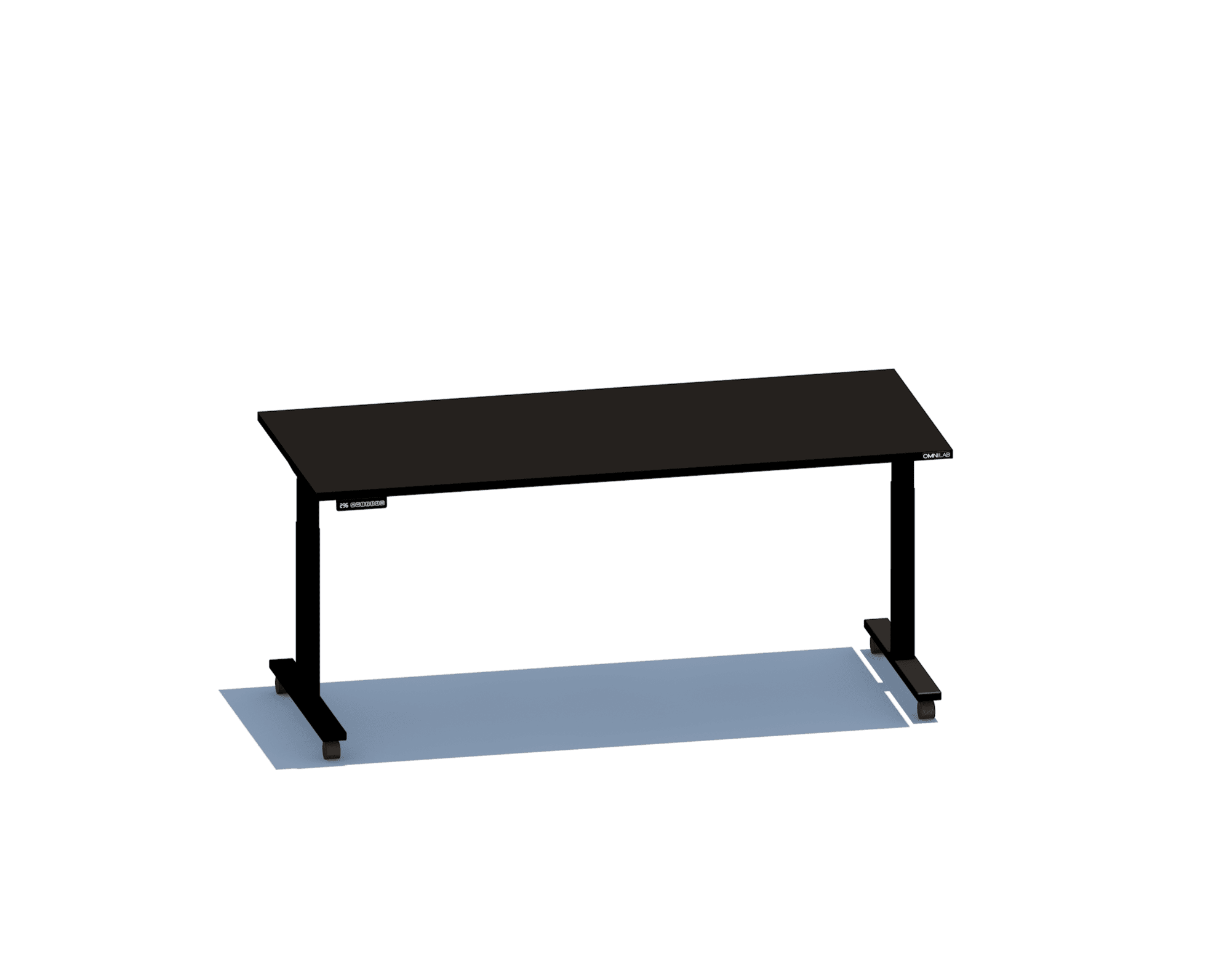 Height Adjustable Lab Desk - mobile Laboratory Desk OMNI Lab Solutions 84" wide Mobile