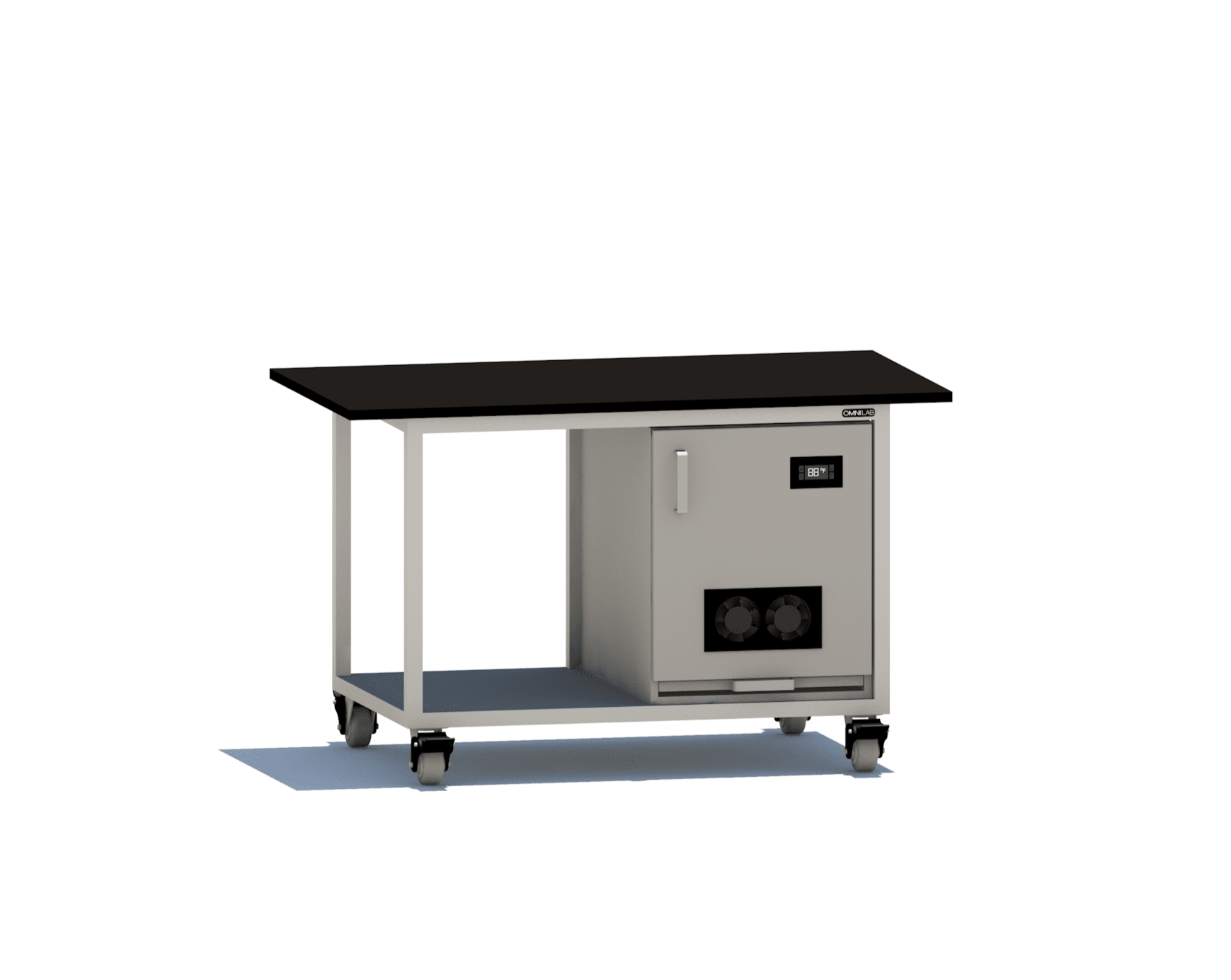 Basic MS Bench - compact Mass Spec Benches OMNI Lab Solutions 60" wide Single Pump Enclosure