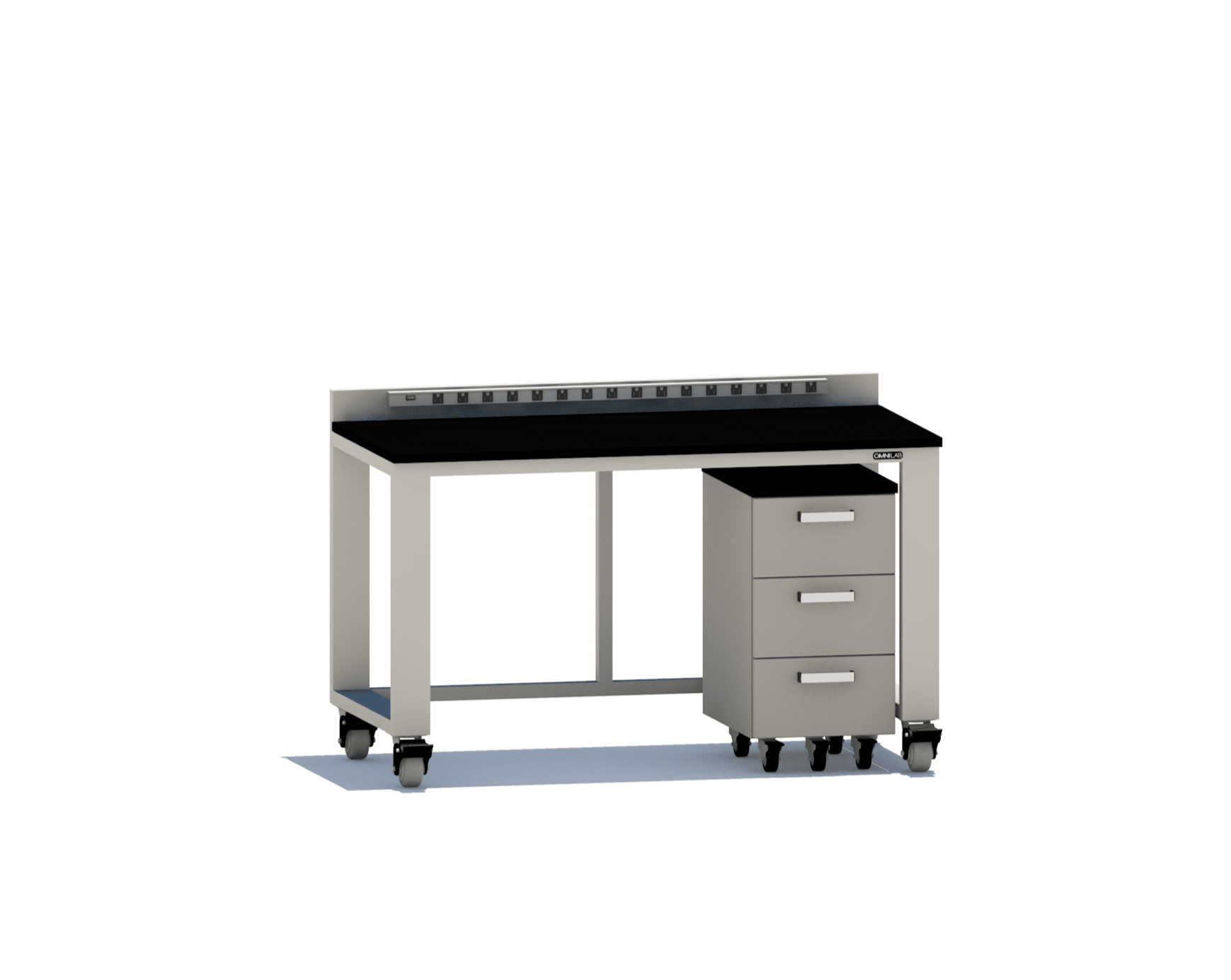 Flex Workstation - series two Workstations OMNI Lab Solutions 60" wide