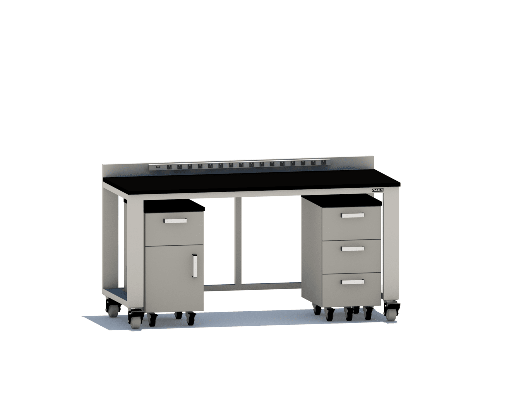 Flex Workstation - series two Workstations OMNI Lab Solutions 72" wide
