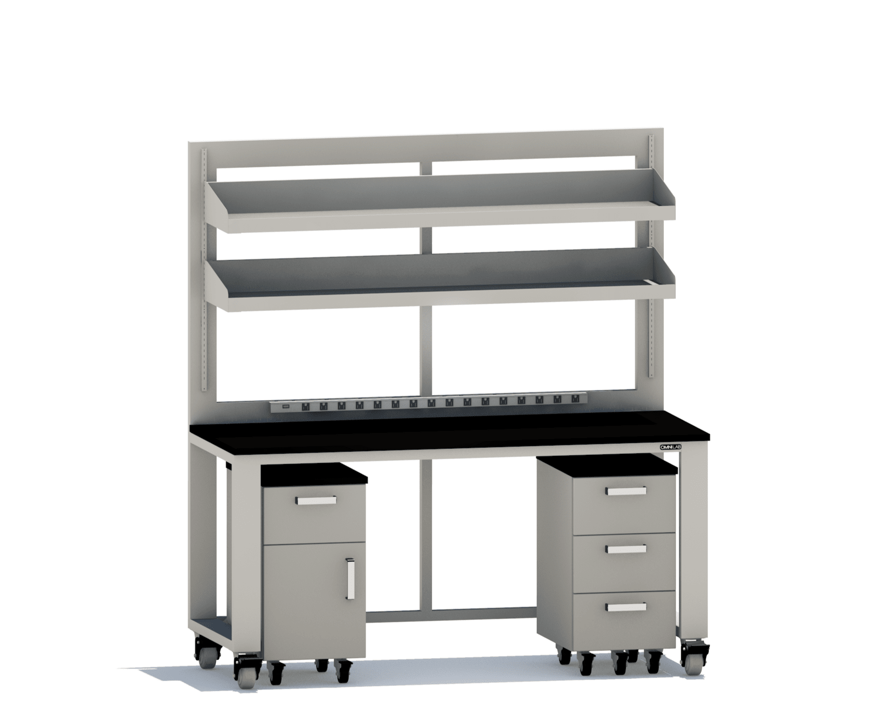 Flex Workstation - series three Workstations OMNI Lab Solutions 72" wide