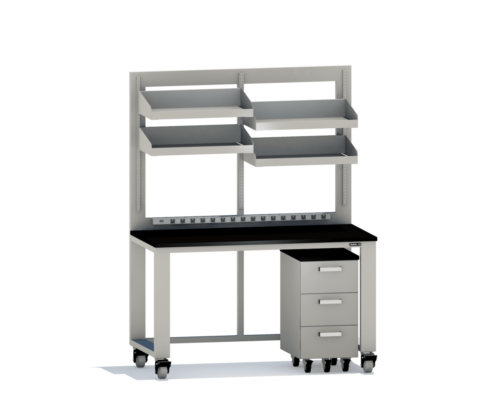 Flex Workstation - series four Workstations OMNI Lab Solutions 60" wide 