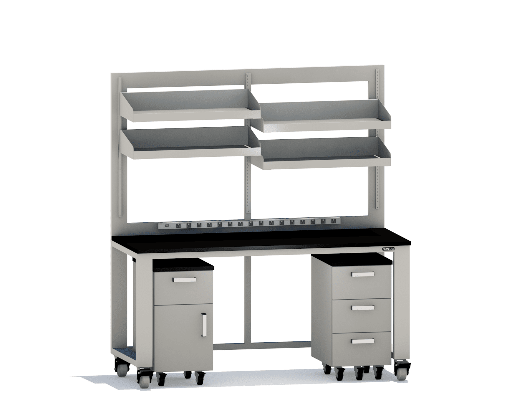 Flex Workstation - series four Workstations OMNI Lab Solutions 72" wide