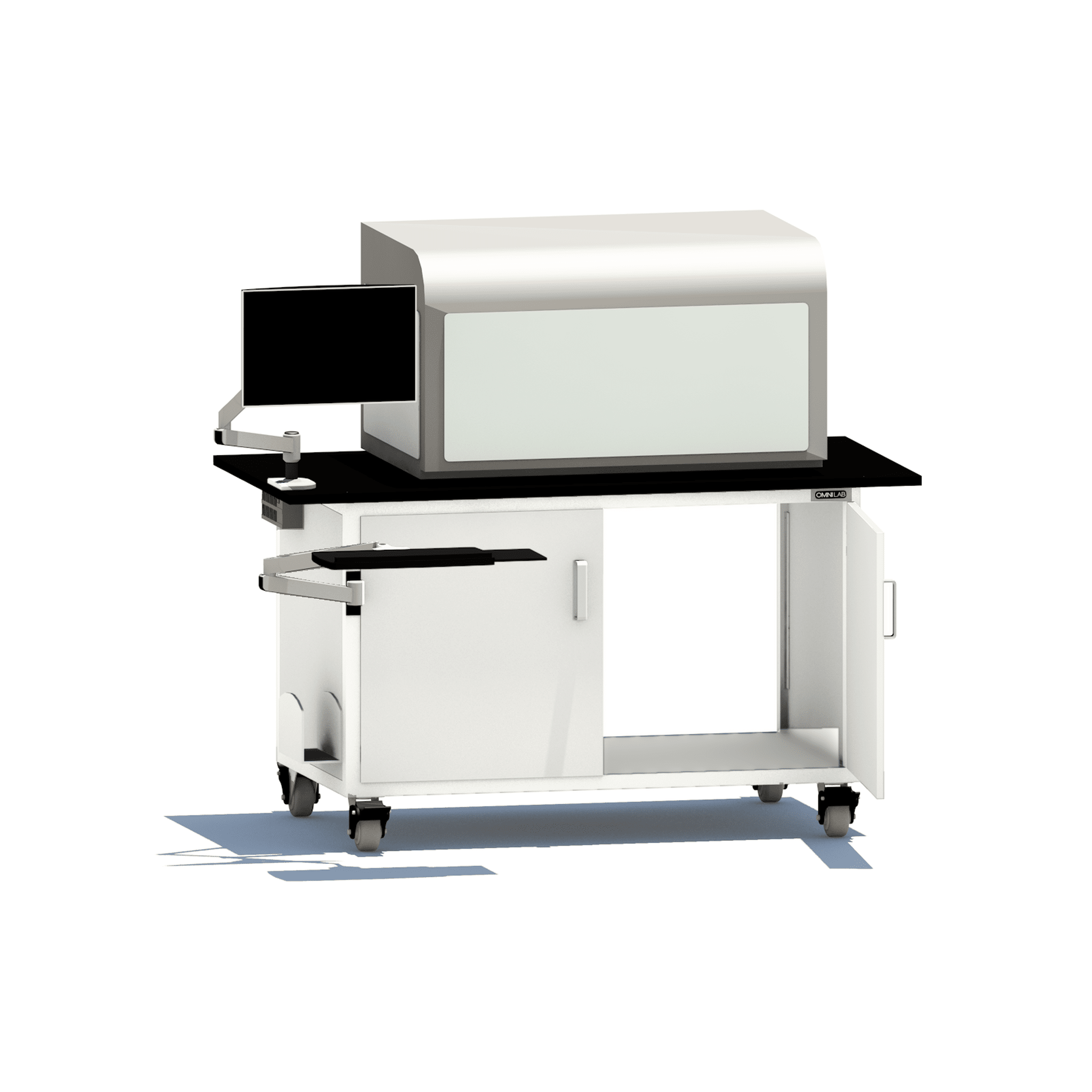 Core Liquid Handler Bench Liquid Handler Bench OMNI Lab Solutions White 
