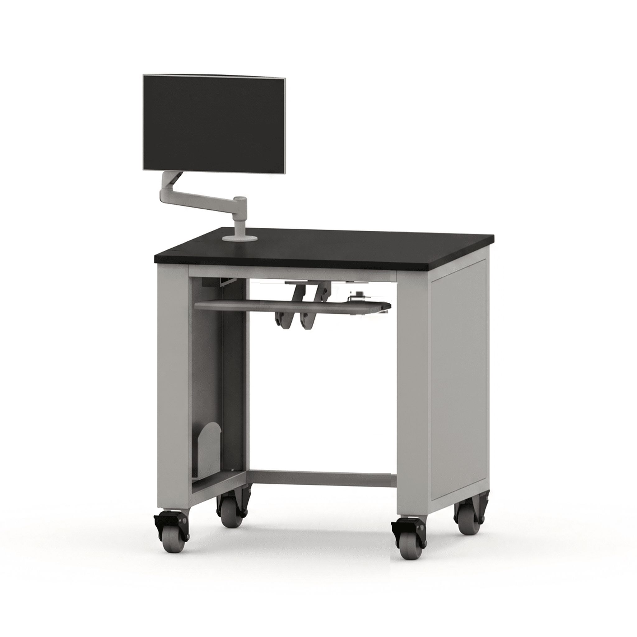 Instrument Bench Companion Desk 36W Lab Desk OMNI Lab Solutions Grey 