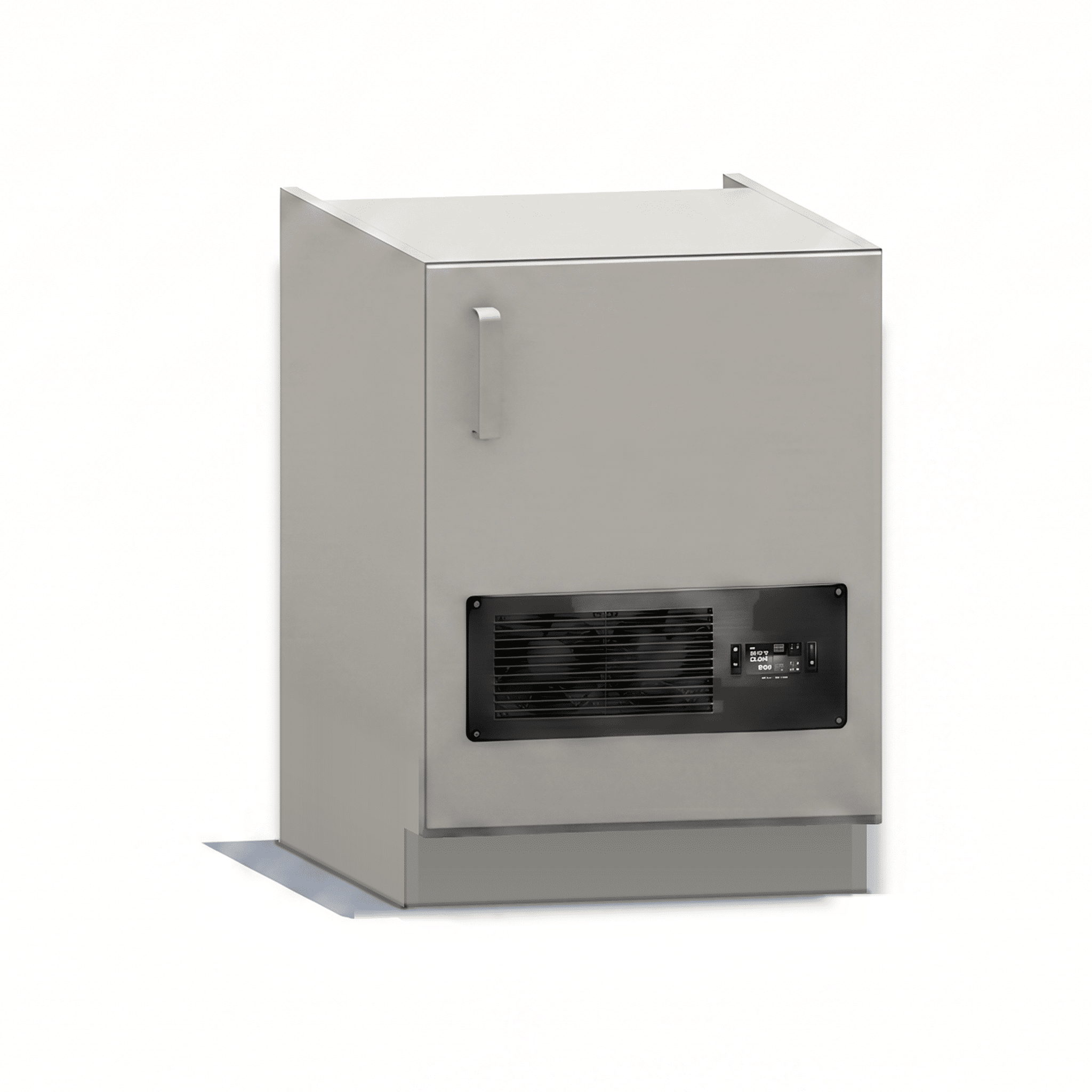 Single Pump Enclosure with Fixed Base Pump Enclosure OMNI Lab Solutions Grey 